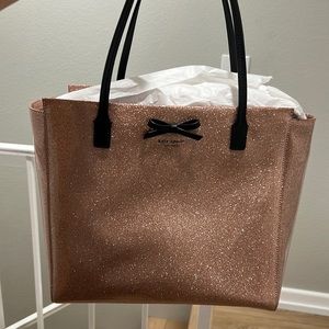 KATE SPADE Glitter Rose Gold Mavis St. Taden